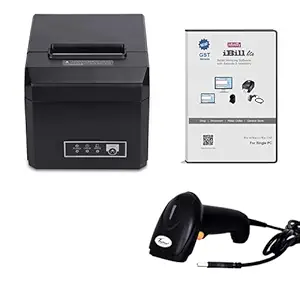 Infinity Infocom 80mm Thermal Printer, Barcode Reader, GST Invoicing, Inventory, Barcode Software