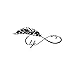 Tattify Feather Infinity Symbol Temporary Tattoo - Tree Hugger (Set of 2)