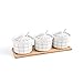 Produktbild hnxsy Seasoning Pot Nordic Ins Striped Creative Ceramic Seasoning Tank Japanese Seasoning Box Bottle Seasoning Tank Bottle Tank Three Piece Set