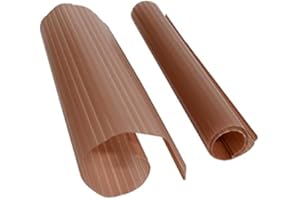 PAMPOLS Protectores de Árboles Auto enrollables en Scroll | Plástico Rígido | Alto del Protector de 35 cm | Pack de 20 Unidades.