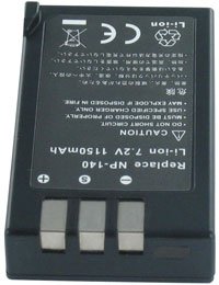 AboutBatteries Batterie type FUJIFILM NP-140, 7.2V, 1150mAh, Li-ion