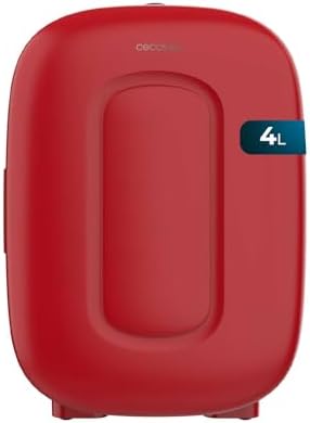 Cecotec Mini Frigorifero Bolero MiniCooling 4L Capri Red, 7-50 ºC