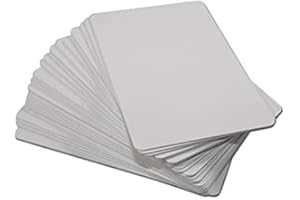 OUTLETISSIMO 10 Stück NTAG216 - NFC PVC ISO-Karten, weiß projizierbar Hotel