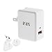 Produktbild iKits Quick Charge 3.0, QC3.0 18W AC USB Ladegerät/Travel ladegerät für Samsung S7, Galaxy S6, HTC, Sony, iPhone/iPad & stc. (US AU UK EU Plug Adapter)