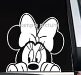 Signsorcerer Sticker decal car window sticker car truck peek Disney Minnie Mouse (parallel import goods) (japan import)