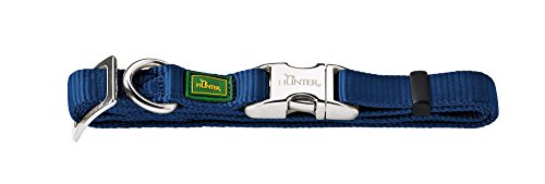 HUNTERCollar Vario Basic aluminum resealable S neck 30-45 cm dark blue
