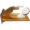 ZAILAND Polished Wooden Table Top Coconut Scraper/Grater/Chirava (Coconut Scrapper) Coconut Grater