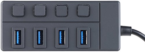 Xystec USB-3.0-Hub mit 4 Ports, einzeln schaltbar, bis 5 Gbit/s - 2