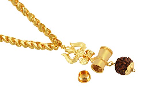 Buy Charms Gold Plated Trishul Inspired 