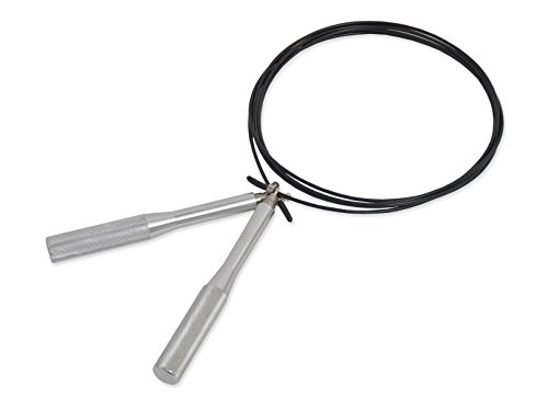ProsourceFit Aluminum Speed Jump Rope 10’ Adjustable Length, Super Fast Turning for Crossfit, Cardio, Boxing