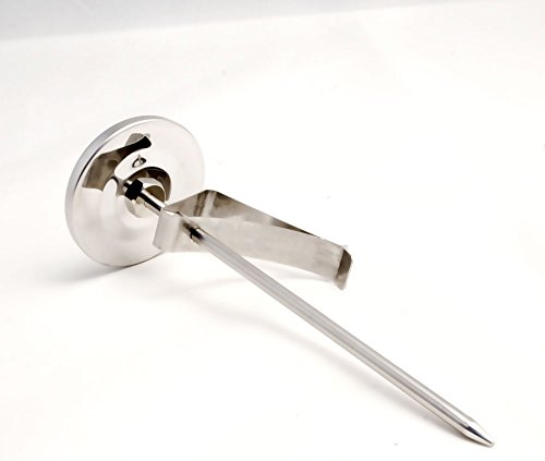 HOMETOOLS.EU – Temperaturbeständiges analoges Back Küchen Lebensmittel Fleisch BBQ Grill Koch Thermometer | mit Halterung für Topf, Grill, Bräter | 0°C – 120 °C | für Niedrigtemperatur Garen, Pulled Pork, das perfekte Steak, saftigen Braten - 7