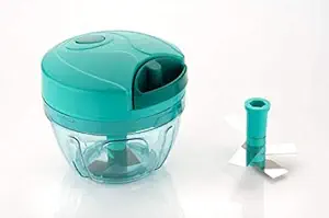 Plastcare Multi Purpose 4 Blades Pull Chopper Aqua Colour (600ml)