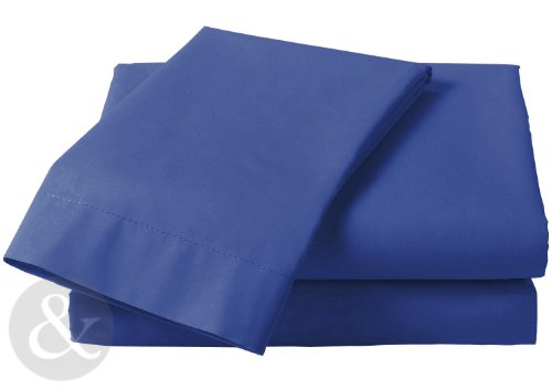 Fitted Sheets - Plain Linen Poly Cotton Bedding Bed Fitted Sheet