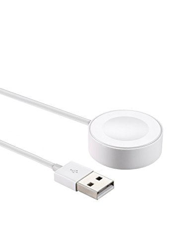 Apple Watch Ladegerät [ MFI Zertifierung ] IQIYI 2M iWatch Magnetisches Ladekabel für Apple Watch Series 1 / Apple Watch Series 2 / Apple Watch Nike + (Weiß)