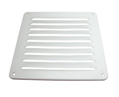 Lüftungsgitter LG 2020 W Alu Weiss 195 x 195 mm Lamellengitter Abluftgitter Neu - 2