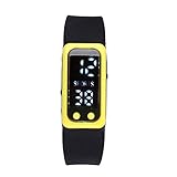 Fymia★★✿✿Run Step Watch Armband Schrittzähler Kalorienzähler Digital LCD Walking Distance