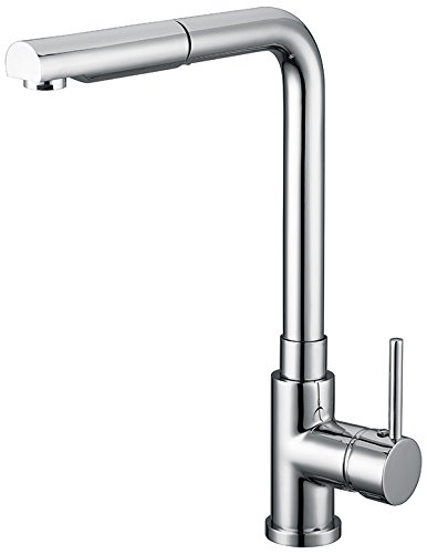 Dailyart® Küche Armatur Mit herausziehbarem Küchenarmatur Einzigen Handgriff. Kupfer und Edelstahl.