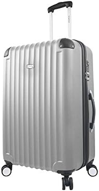 Viaggi Verona Hardside 28 Inch Spinner Sleeve, Silver, One Size