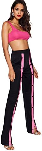 Pink Womens Tall Kara Front Split Popper Trousers - 10