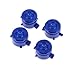 Produktbild Aluminum Tasten für PS4 Mod Kit Bullet Buttons 9mm Style in blau
