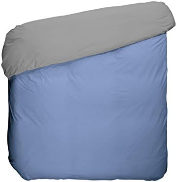 Play Basic Collection Duvet Cover, algodón-poliéster, Grey and Blue, 220 x 290 x 3 cm