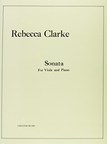 Sonata: For Viola and Piano