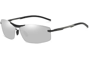 V VILISUN Polarized Sunglasses Outdoor Sports Sunglasses for Men Women UV400 Cycling Glasses Anti Glare Photochromic Lens Bike Goggles for Cycling Fishing Driving Travel Golf