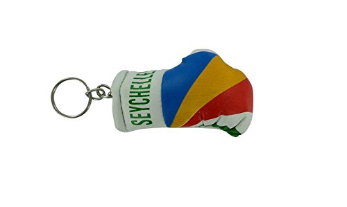 Akacha Porta Chiave Chiavi Chiavi Bandiera Seychelles Guanto Boxe Flag,