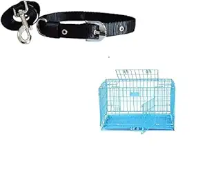 Health and Loveing Pets Dog CAGE for - Pug BEGAL -SHITZU -LASAHEAPSO POM Toy -Breed Dog,?( 24 in ) and Dog Anti-Stress Collar