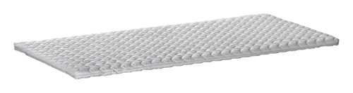 WINKLE Espuma Topper, plástico, Blanco, 200 x 80 cm