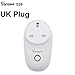 Produktbild kingpo Hub Erforderlich Arbeiten mit Amazon und Google Home Remote-Steuerung Ihrer Appliance durch Android und iPhone Sonoff WLAN-Stecker S26 Wireless-Steckdose Steckdose Zeitschaltuhr Nein