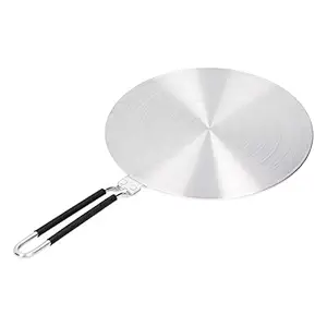 Heat Diffuser, Stainless Steel Induction Adapter Plate, Induction Cooker Diffuser Plate for Induction Cooker/Gas Stove/Electric Cooker/Household Supply(24cm)