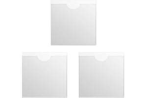 FROTOX Porta Permesso Di Parcheggio Per Parabrezza Per Auto Titolari Di Permesso Per Auto Autoadesivi Portacarte Per Parabrezza Quadrato Trasparente Per Auto