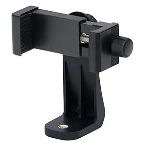 Shahn Tripod Mount/Vertical Bracket Smartphone Holder/Phone 360 Degree Clip Clipper Tripod Adapter for iPhone Samsung Smart Phones 2-1/4-3-5/8