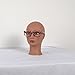 (RJ01)Black skin Flesh Plastic Female Head Display Mannequin Mannakin Manakin for Wigs Snow Caps Glasses Hats