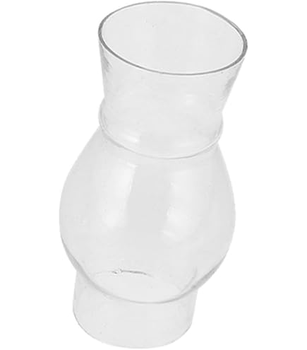 Cheminée En Verre Pour Lampe à Pétrole – Abat-jour Transparent Coupe-vent, Diamètre 7,6 Cm, Ambiance Chaleureuse