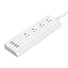 Produktbild GAOLIQIN WiFi Smart Power Strip-Überspannungsschutz mit 4 intelligenten Steckern und 4 USB-Anschlüssen und 5,9 ft langem Verlängerungsnetzkabel für Alexa & Google Assistant