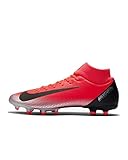Dynamic Fit-Schuhkragen Nike Herren Superfly 6 Academy CR7 MG Fußballschuhe, Rot (Bright Crimson/Black-Chrome-Da 600), 44 EU