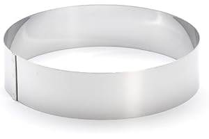 De Buyer Stampo per torte ad anello in acciaio inossidabile, 3989.18