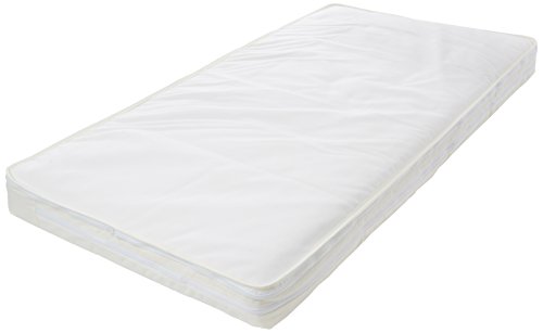 NightyNIte Luxury Natural Easy change Cot Mattress Deep With Two Natural Waterproof Outlux|Toppers (126 x 63.5 x 10 cm)