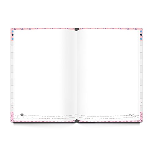 XXL Babybuch für Mädchen (Hardcover, A4) zum Festhalten der ersten Lebensjahre, 136 Seiten inkl. Inhaltsverzeichnis; der perfekte Geschenk für Eltern - 2