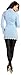 Zeta Ville Women's Maternity Stretch Warm Knit Bodycon Tunic Bolero Neck - 402c (Light Blue, UK 8/10)