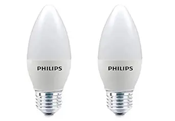 PHILIPS E27 LED Bulb (4W, Pack of 2, White)