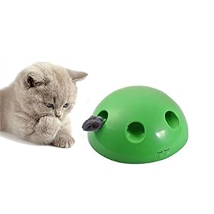 Schimer Cat Toy Pet Play Toys, Peek a Boo Mouse Interactive Cat Toy Divertido Juego de Carnaval Kitty Cat Pet Entertainment Pet Ejercicio Chase Toy para Gatos y Perros