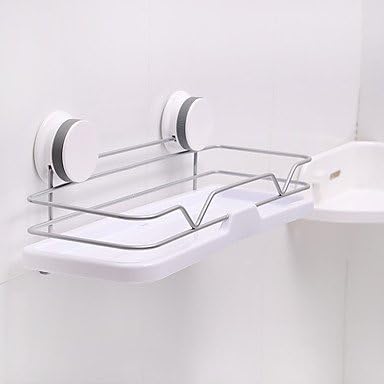 Bathroom Shelf Others Metal Bathroom Shelf Specification Surface Mounted , white