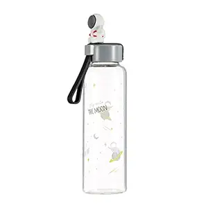 MINISO Star Series High Borosilicate Glass Bottle 380ml(Grey)