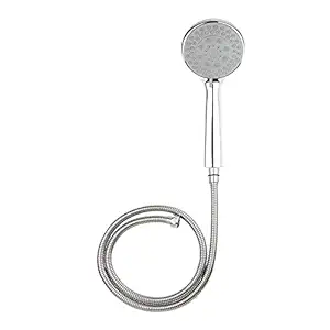 SAAVI ROACH Hand Shower Set | Hand Shower with Shower Pipe (Chrome) | Wall holder, Fitting