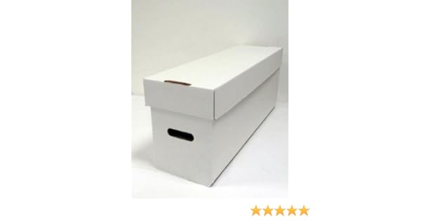 3 Long Comic Storage Boxes Comicare Hold 300 Comics Each