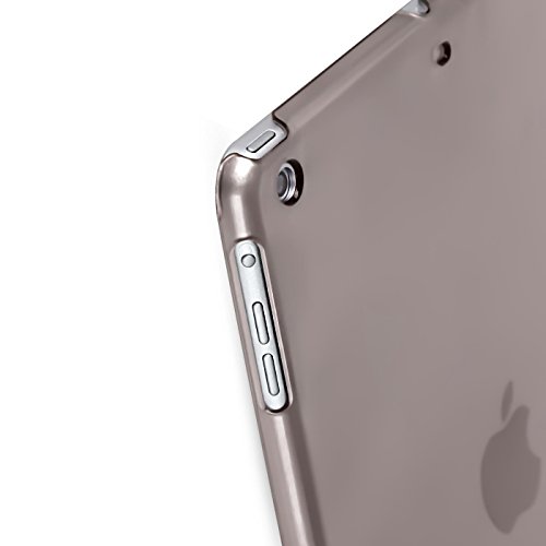 iPad Mini 1 / 2 / 3 Hülle Smart-Cover Schutzfülle inklusive Schutzfolie und Touchpen Cover Case farbige Rückseite iPad Mini 1 2 3 Stand mit Sleep Funktion Etui Hülle Tasche Holder Schwarz - 5