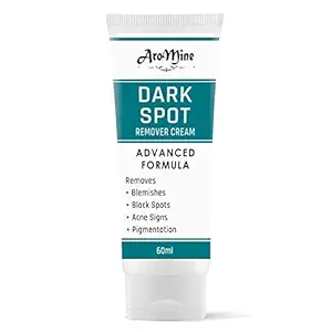 AroMine Dark Spot Remover Cream | Brightening & Lightening | Pimple Marks | Acne Scars | Uneven Skin Tone | Pigmentation & Blemish Removal, 60ml